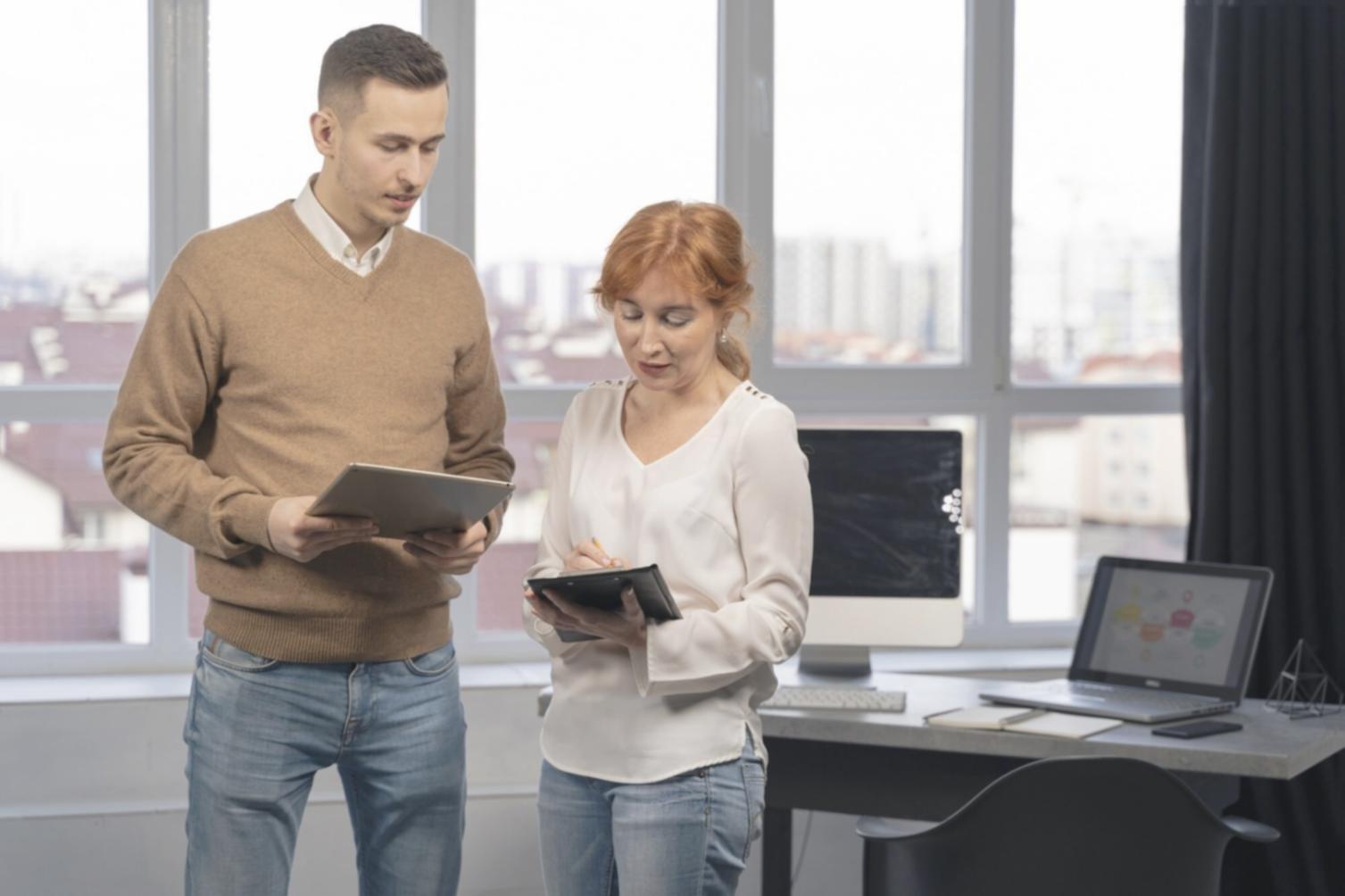 Professional financial consultation meeting showing collaborative planning process